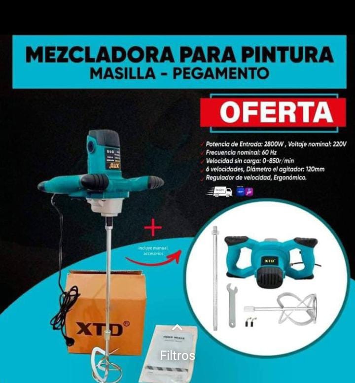 MEZCLADORA DE PINTURA XTD