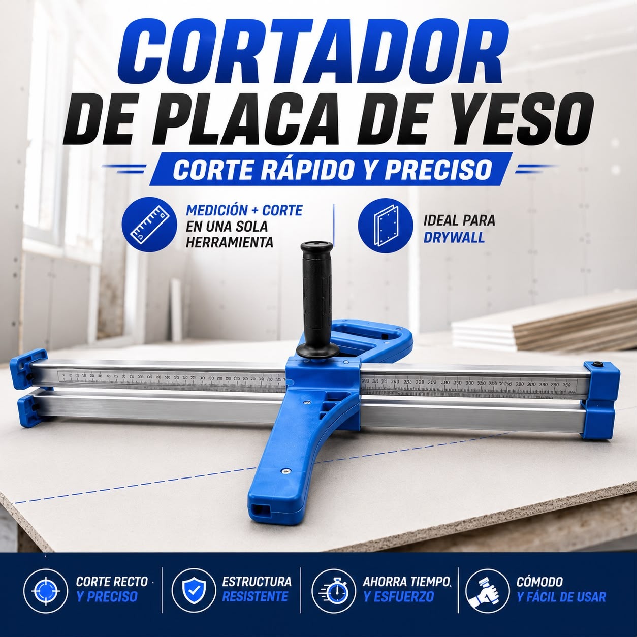 🔥 CORTADOR DE PLACA DE YESO / DRYWALL