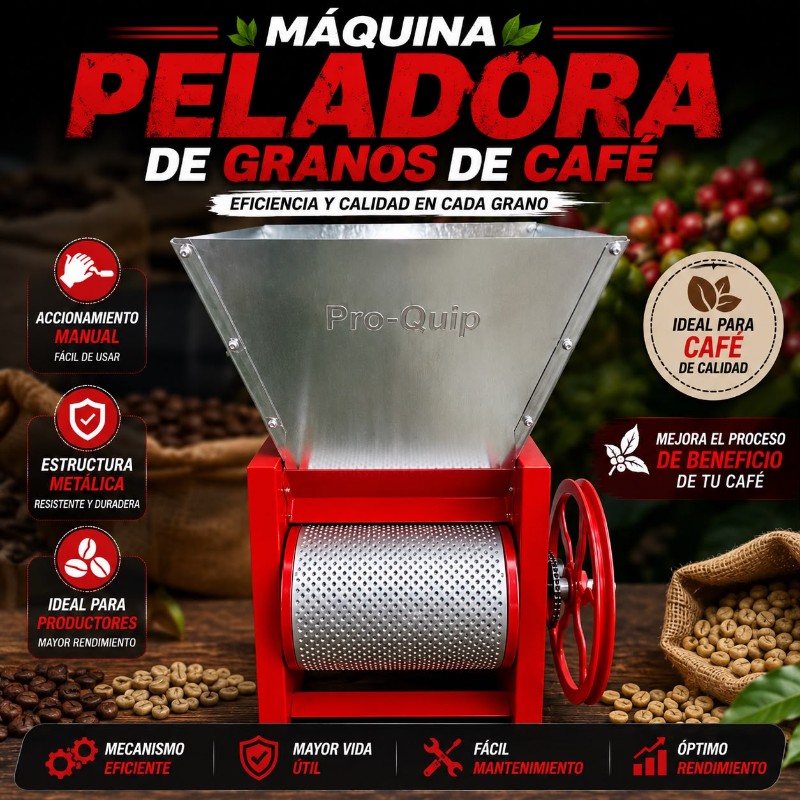 MÁQUINA DESPULPADORA MANUAL DE CAFÉ