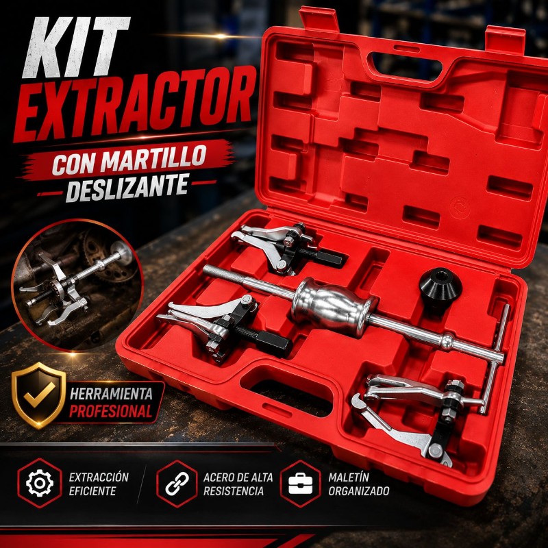 KIT EXTRACTOR DE RODAJES INTERNOS Y EXTE