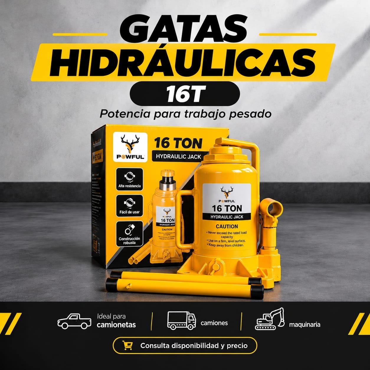GATA HIDRAULICA 16T