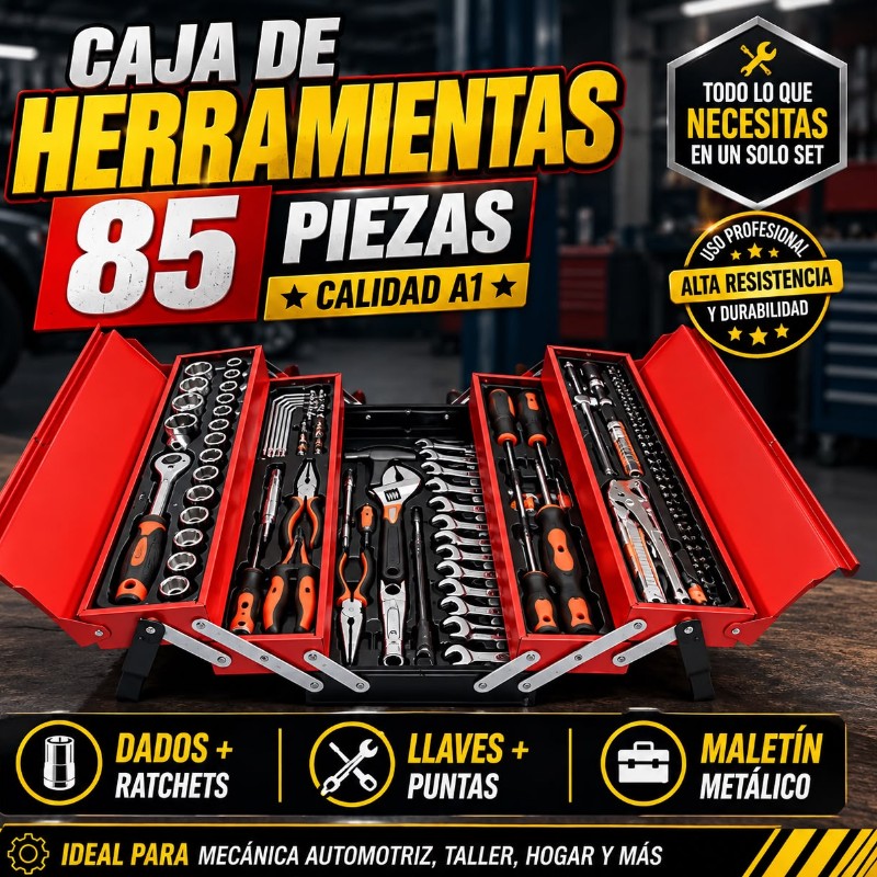 Caja de herramientas tipo acordion